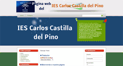 Desktop Screenshot of iescarloscastilla.com