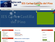 Tablet Screenshot of iescarloscastilla.com